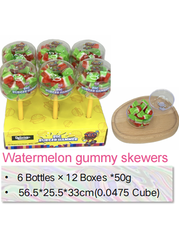 Watermelon gummies skewers (1)