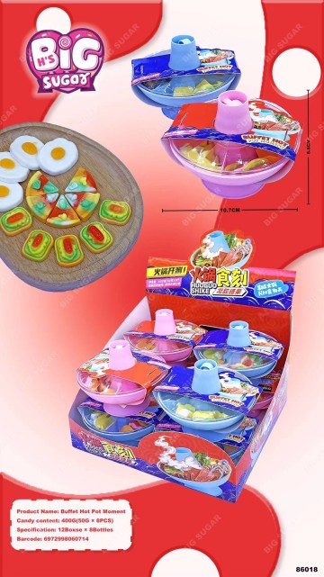 Candy Toy Factory Hot- pot Moment Toy With Cute Sweet Gummy