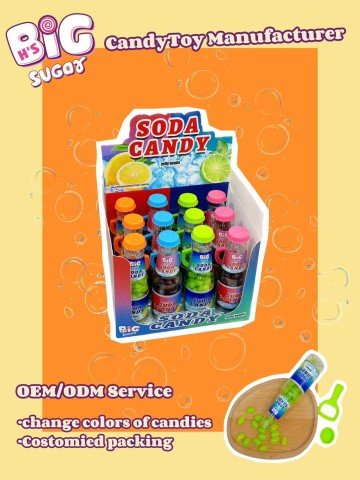 carbonated candy treats Vitality Soda Bottle Candy - Fun Jelly Bean Treats!Candy Toy Factory
