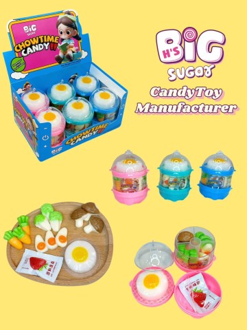 Multi-Layer Mini Steamer Toy Candy Set - Creative Fruit Flavors
