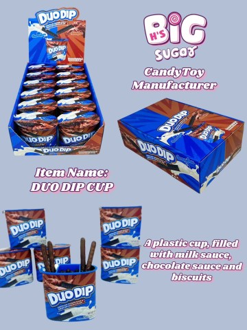Double-Flavor Biscuit Bar with Chocolate & Milk Sauce  Perfectly crisp and designed for freshness—snack in style