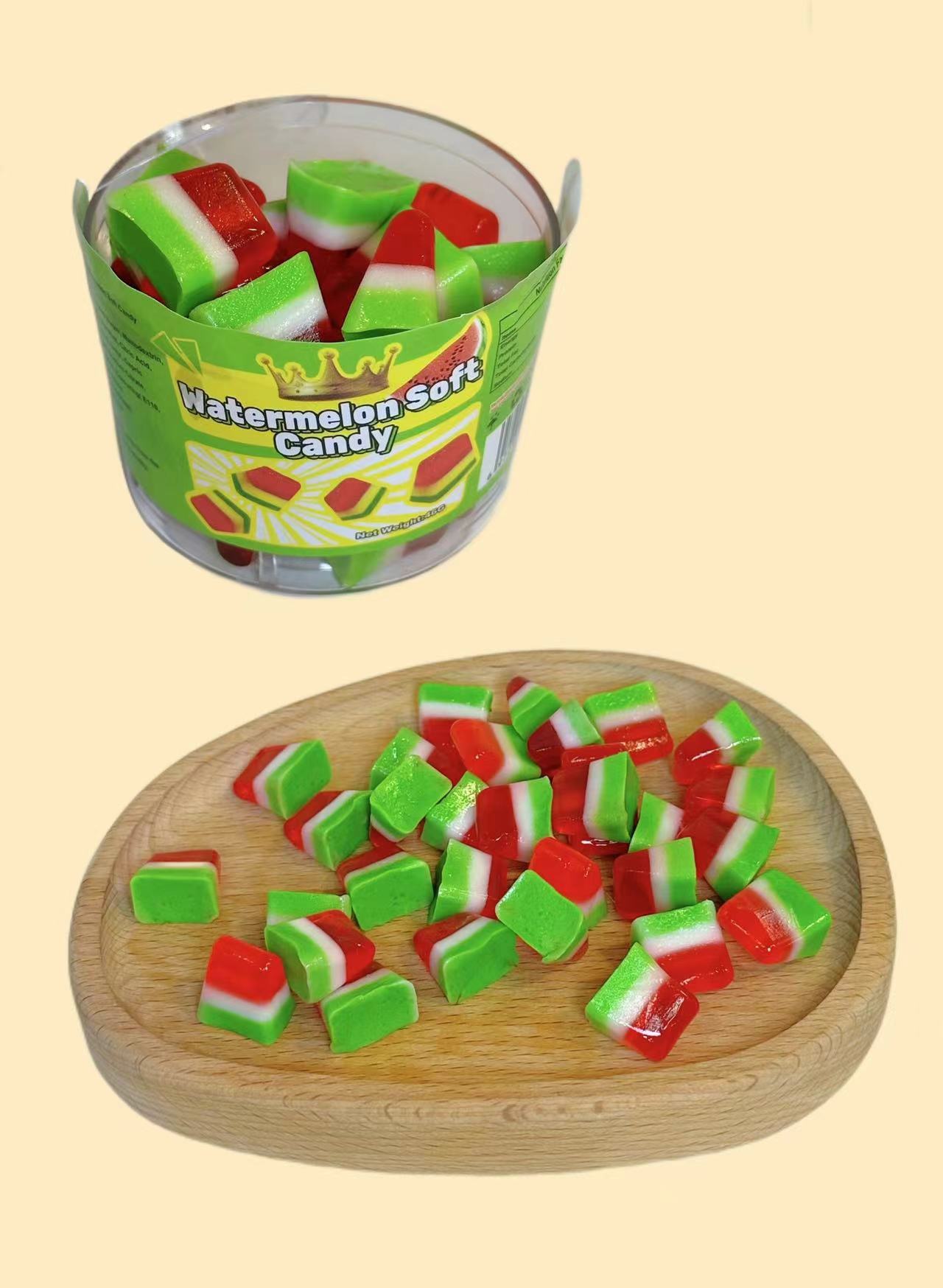 Bottled watermalon gummy candy