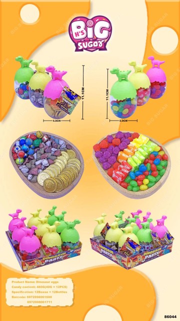 Candy Toy Factory Dinosaur eggs Toy With Mixed Chocolate Mixed Flavor Candy