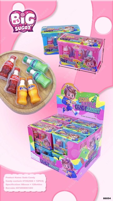 Candy Toy Manufacturer Cute Jam Soda gummy Basket