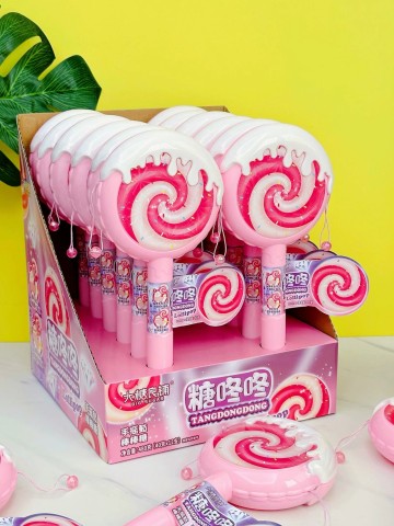 Colorful Rattle Drum Lollipop - Fun Toy for Kids