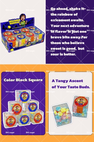 Whirlwind Sour Gummy Candy: Acid Bomb Fun & Flavor!