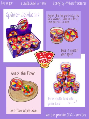 Flavor Spinner Candy: Fun Jelly Bean Game for All Ages