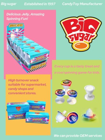 Jelly Spin: 2-in-1 Spinning Toy and Creamy Pudding Snack