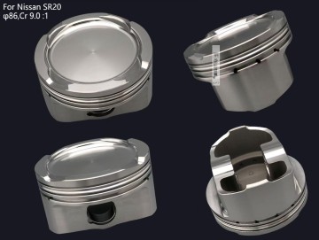 Kit de pistons forgés pour Nissan 2.0 SR20DE, SR20DET