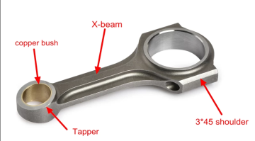 Bielles forgées pour ISUZU 4JJ1 3.0L coniques