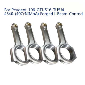 Für Peugeot 106 GTI S16 TU5J4 4340 (40CrNiMoA) Geschmiedete I-Träger-Pleuelstangen