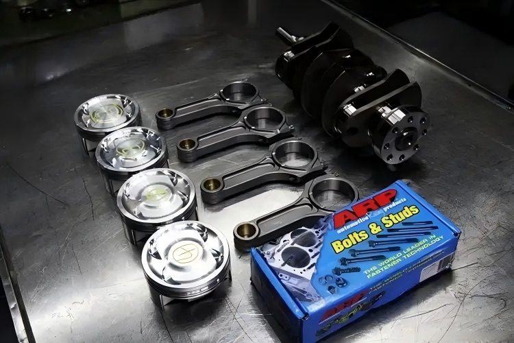Forged Piston and Rod For Subaru EJ25 EJ20 Performance Use