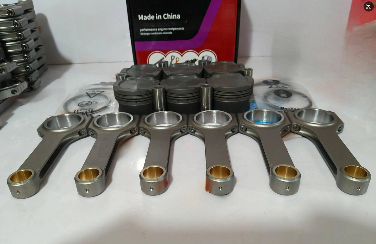Forged Piston and Rod For BMW B58 Gen 1/2 Performance Application