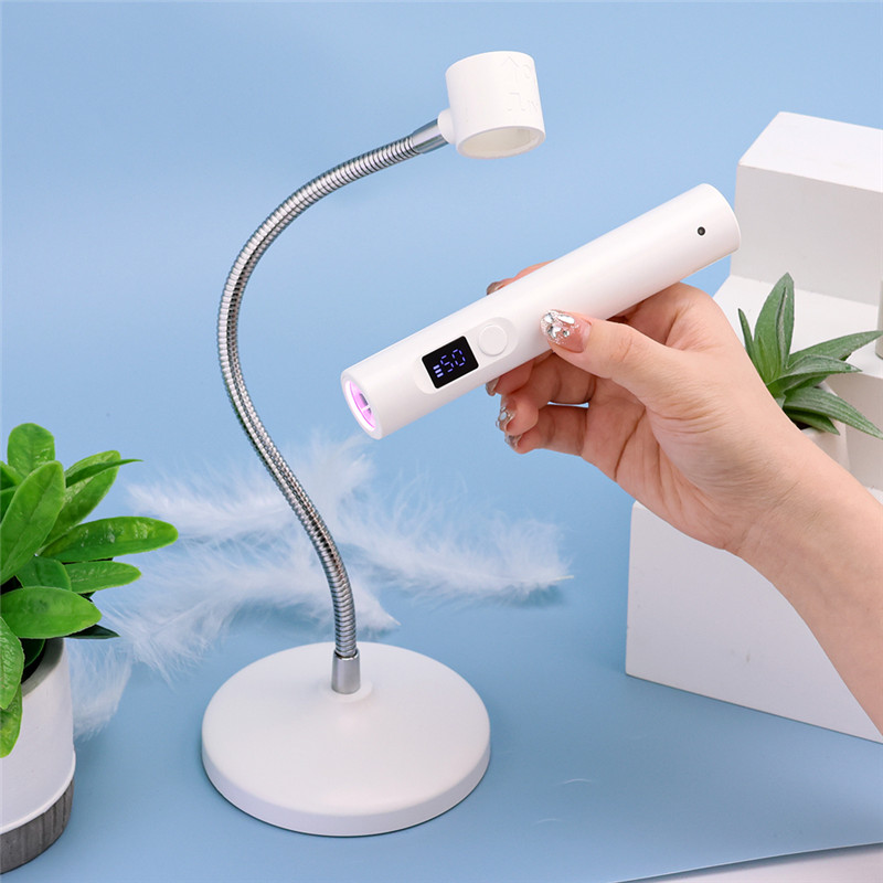 9W Mini Portable Cordless 360 Degree Freedom Adjustable Cordless Nail Lamp Machine UV Led nail lamp Gel Nail Polish Dry (6)
