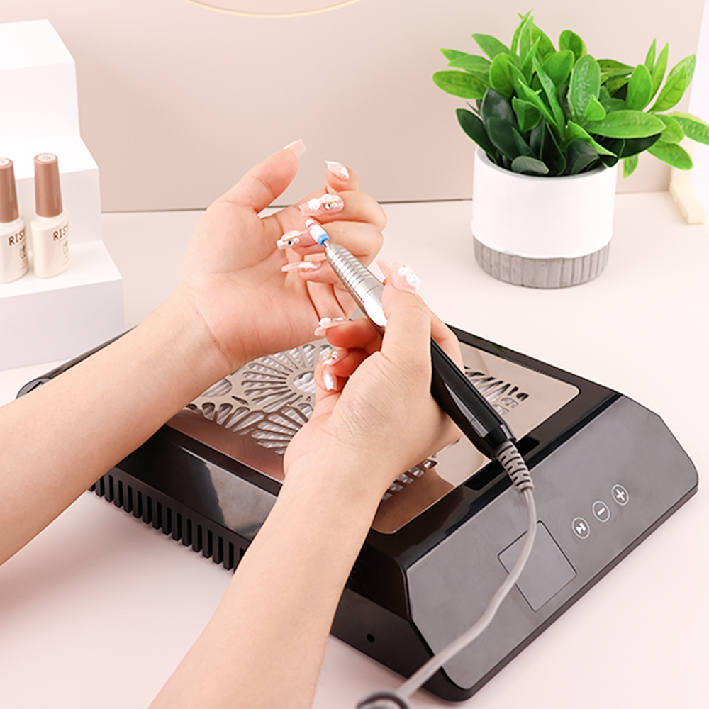 SN321 Cordless Nail Dust Collector Efficient Portable Salon Clean-Up Tool for Manicure Acrylic Gel Nail Polish (4)