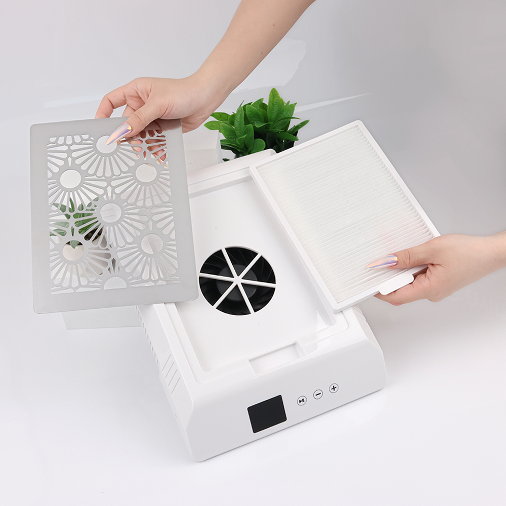 SN321 Cordless Nail Dust Collector Efficient Portable Salon Clean-Up Tool for Manicure Acrylic Gel Nail Polish (7)