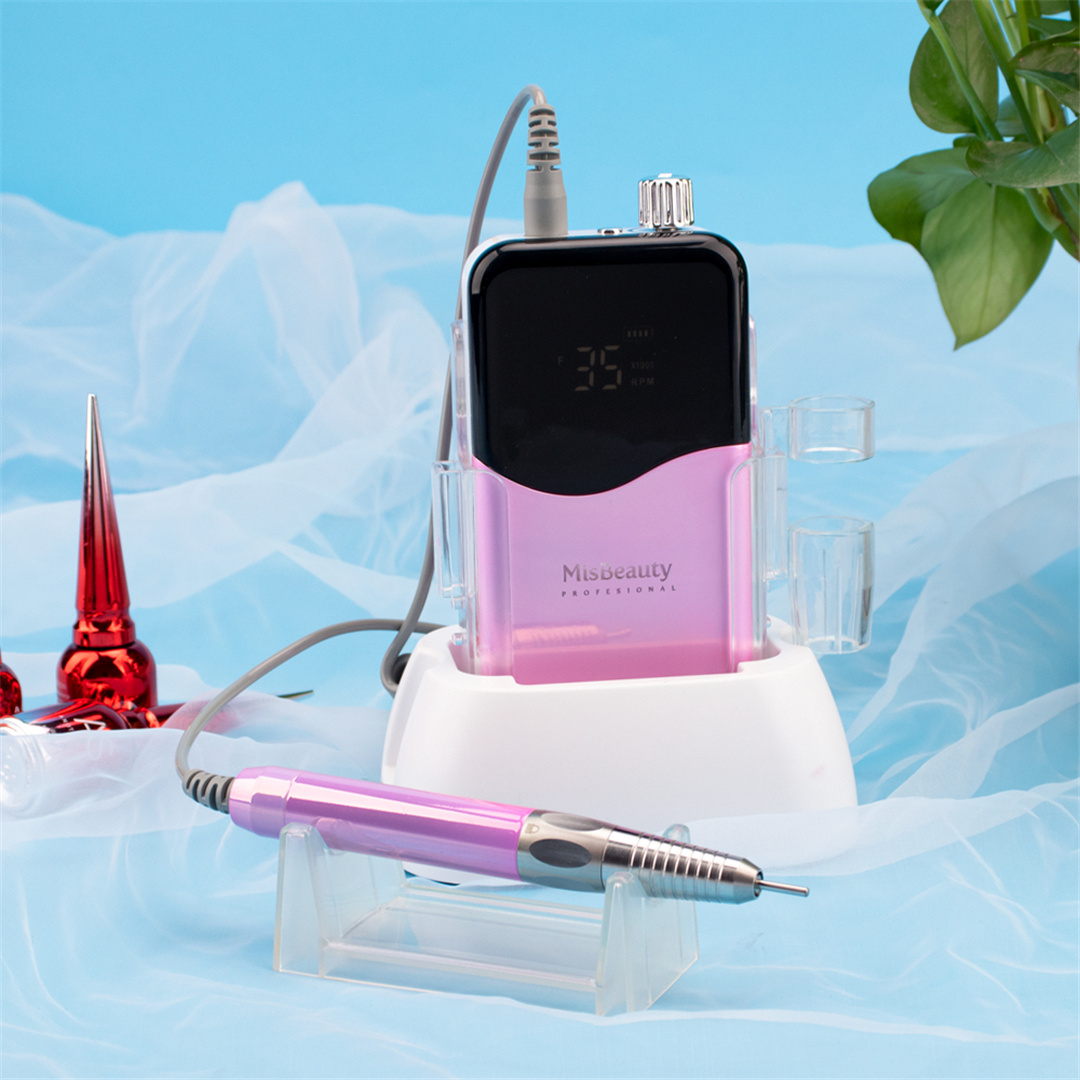 SN358S Professional Brushless Nail Drill Machine Portable Cordless Rechargeable 35000 RPM Manicure E File (5)