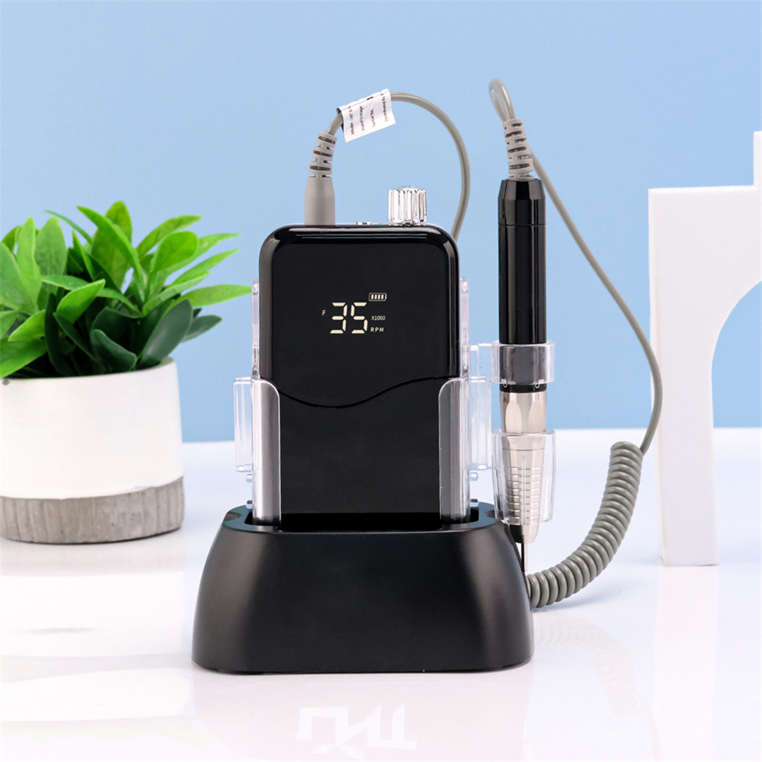 SN358S Professional Brushless Nail Drill Machine Portable Cordless Rechargeable 35000 RPM Manicure E File (7)