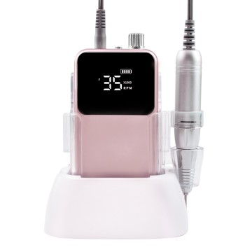 SN360 Portable Desktop Carbon Brush Efile 45W 35000RPM Rechargeable Nail Drill Machine