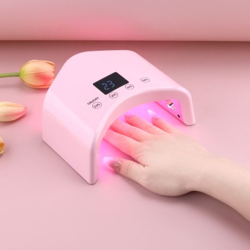 SN15 48W Cordless Rechargeable UV Nail Lamp Portable Wireless LED Nail Dryer