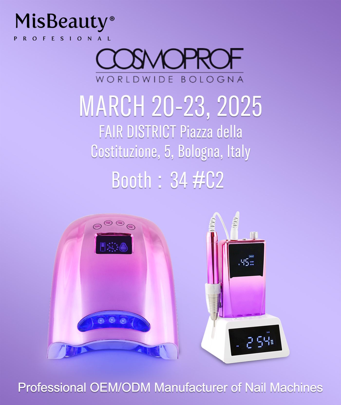 Meet Our Customers at Cosmoprof Bologna 2025
