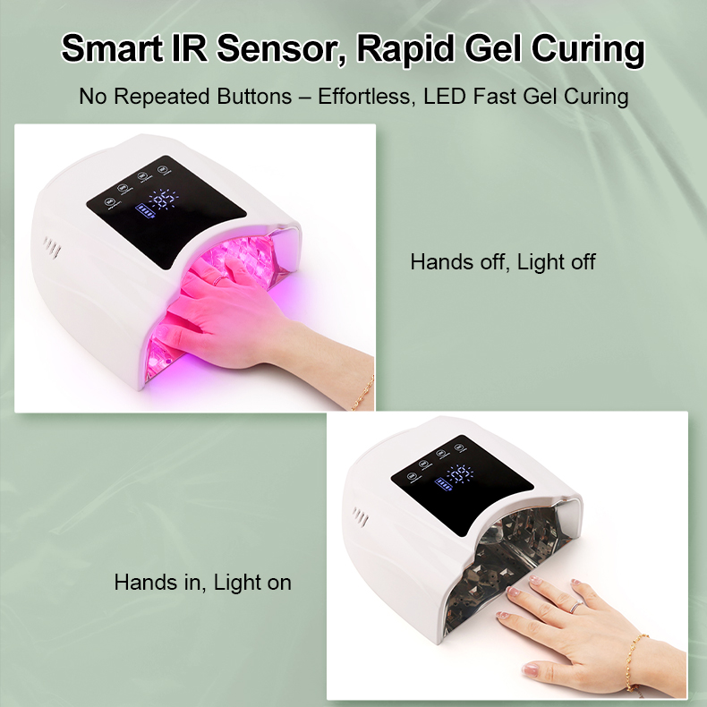 black nail lamp
