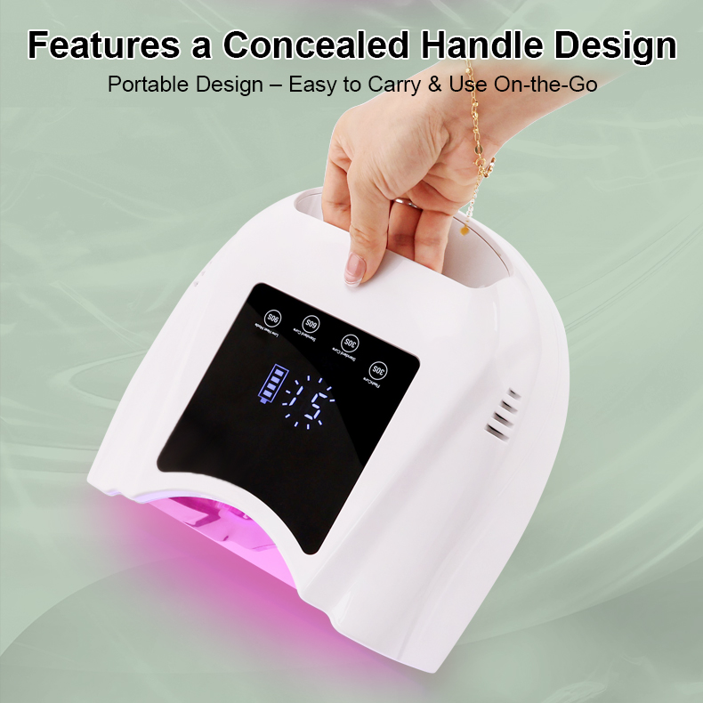 pink nail lamp