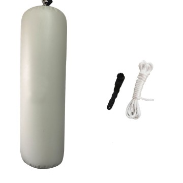 iLife 170cm/67" Inflatable Boat Fender White Designed for Mega Yacht & Pristine Protection