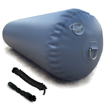 70cm/28" Inflatable Boat Fender Dark Grey Designed for Small Yachts