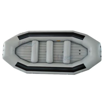 ILife 430cm (14ft) Elite Series Hypalon Inflatable Raft – Professional Grey Heavy-Duty Expedition Vessel