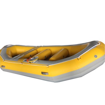 ILife 470cm (16ft) Commercial Yellow Whitewater Raft Boat – 1.2mm Heavy-Duty PVC River Raft for 12-14 Persons