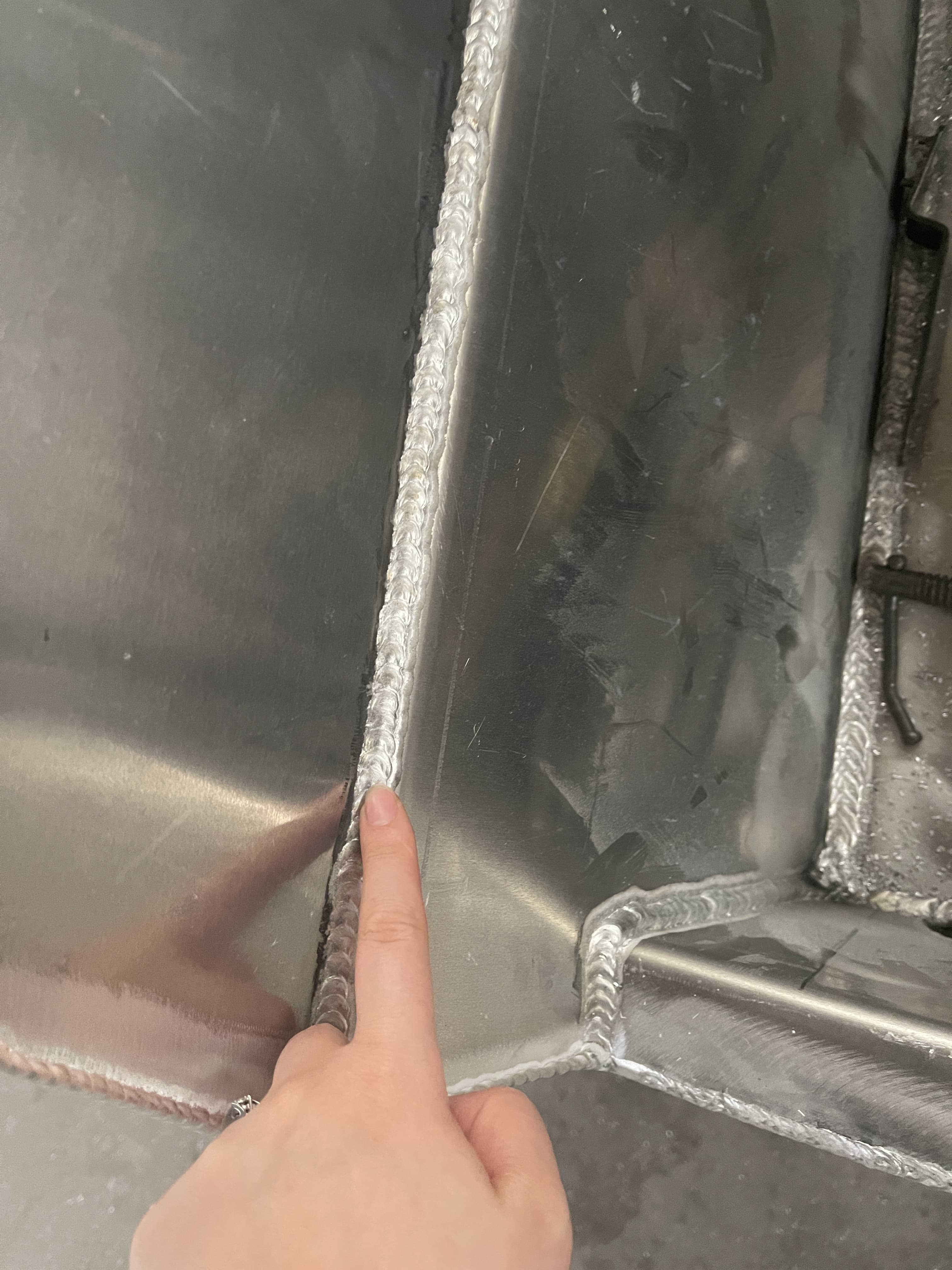 Internal structural reinforcement of ILIFE aluminum RIB using marine grade 5083 alloy..JPG