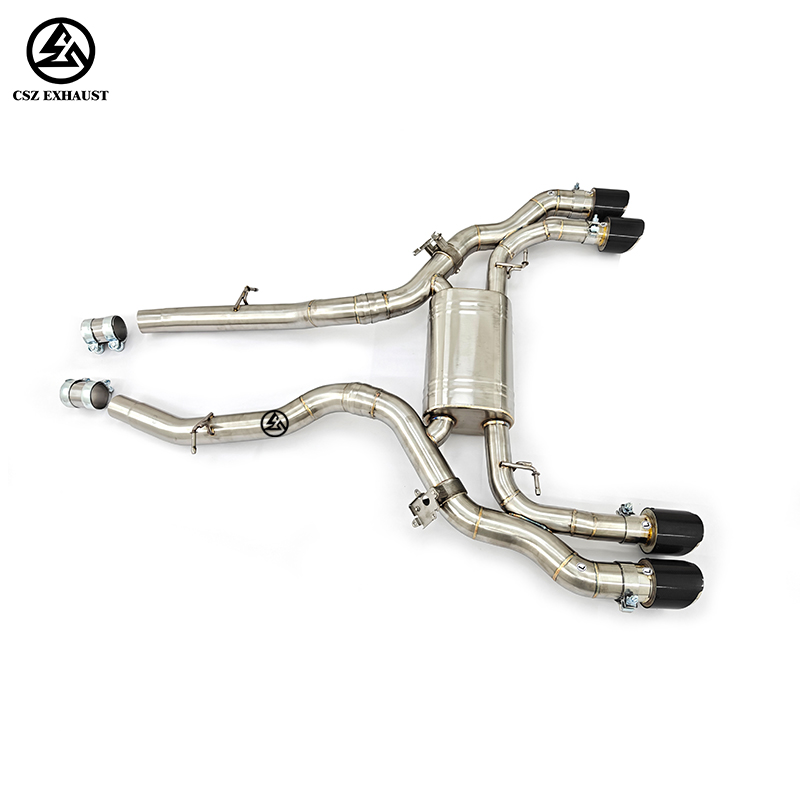 BMW F98 X4M S58 3.0T Valved Muffler Axleback Exhaust