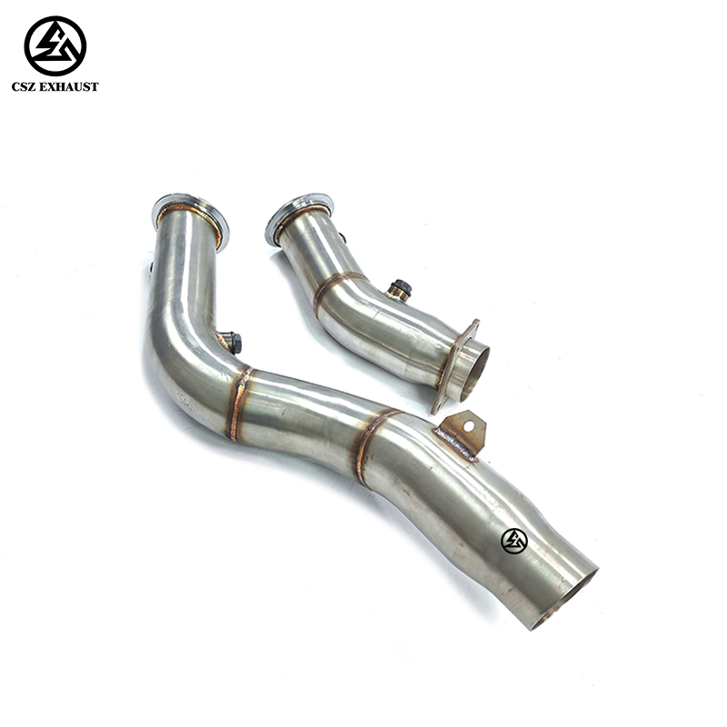 BMW S55 M2C M3 M4 Straight Downpipe Stainless Steel Exhau...
