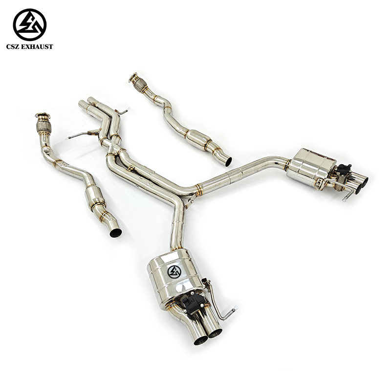 2012-2018 Audi RS5 4.2L B8 Full Exhaust Valved Cat-Back E...