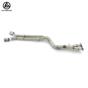 BMW F97 X3M F98 X4M Mid-pipe with Resonator 89mm Stainless Steel Single-Pipe Exhaust System