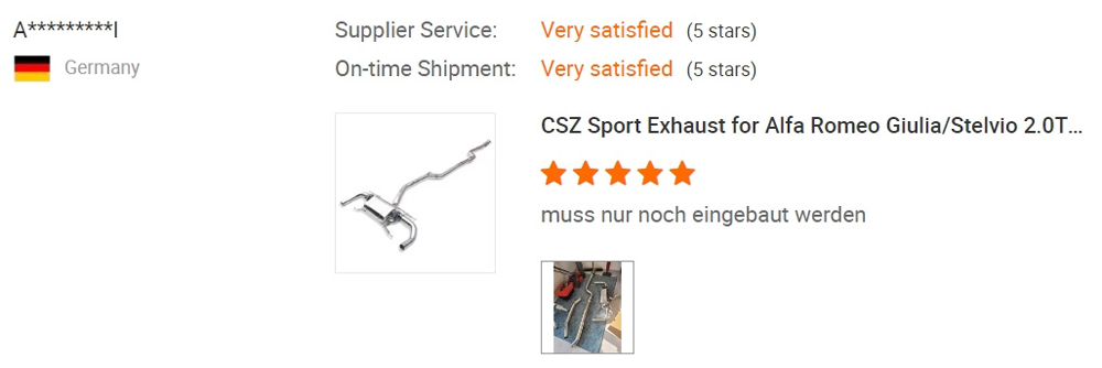Customer review (3)
