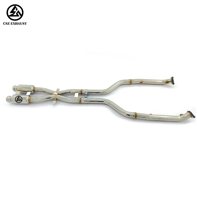 BMW E90 E92 M3 Mid-pipe with with Dual Resonators Stainless Steel Exhaust System