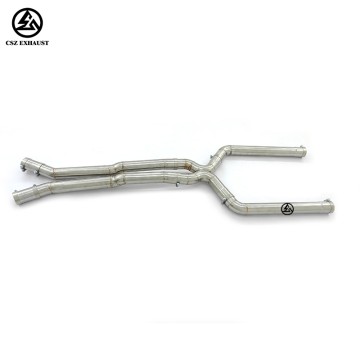 BMW F90 M5 Midpipe 80mm Diameter Straight through Exhaust...