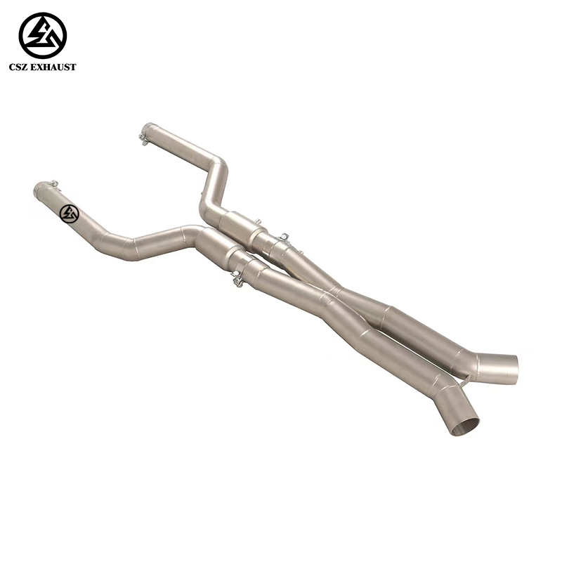 BMW X5M F95 X6M F96 4.4T Midpipe SS304 X-pipe Exhaust System