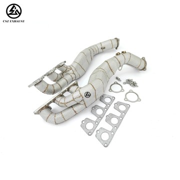 Audi S4 S5 S6 S7 3.0T C7 B8 Manifold Double Heat Wrap Wit...