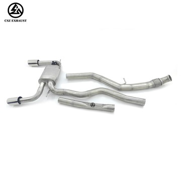 BMW F30 335i N55 3.0T Catback Ss304 Valved Exhaust Pipe