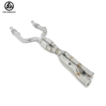 Mercedes-Benz C43 GLC43 3.0T Straight-Through Mid-Pipe Ex...