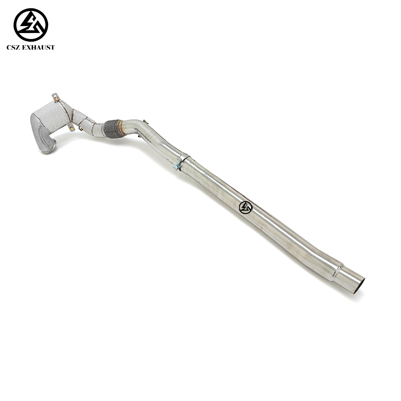 Audi S3 8V 2.0T Downpipe Catalytic Converter Exhaust Pipe Headers
