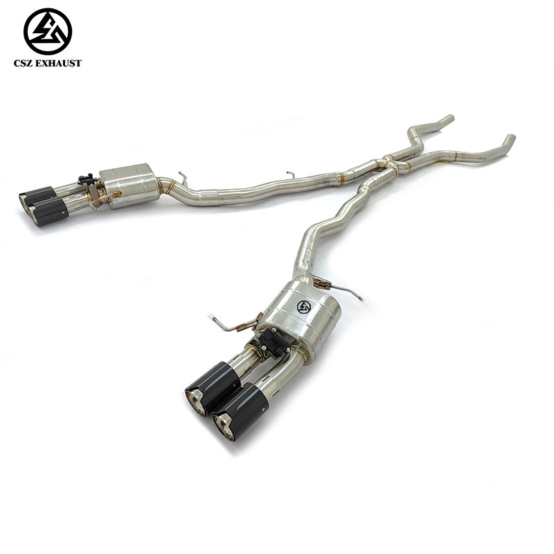 BMW 650 650i F06 F12 F13 4.4t Catback SS304 Valve Exhaust Pipes