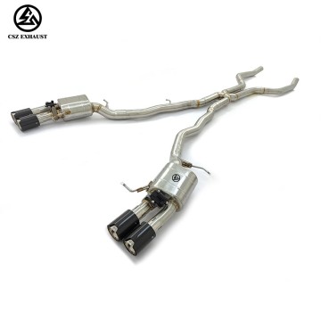 BMW 650 650i F06 F12 F13 4.4t Catback SS304 Valve Exhaust...