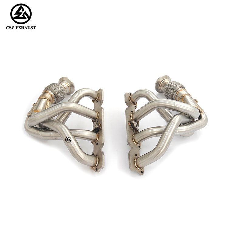 Ferrari 458 4.5L Manifold Stainless Steel Straight Pipe Headers Exhaust