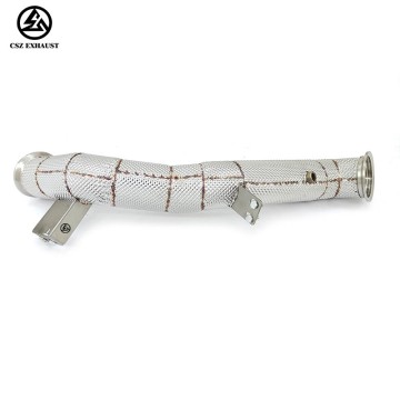 Mercedes-benz W206 C43 C63 2.0T Straight Downpipe With He...