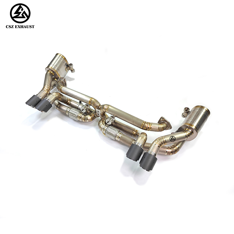 Porsche 911 991.1 Carrera Targa 3.4L 3.8L Titanium Alloy Catback Valved Exhaust System