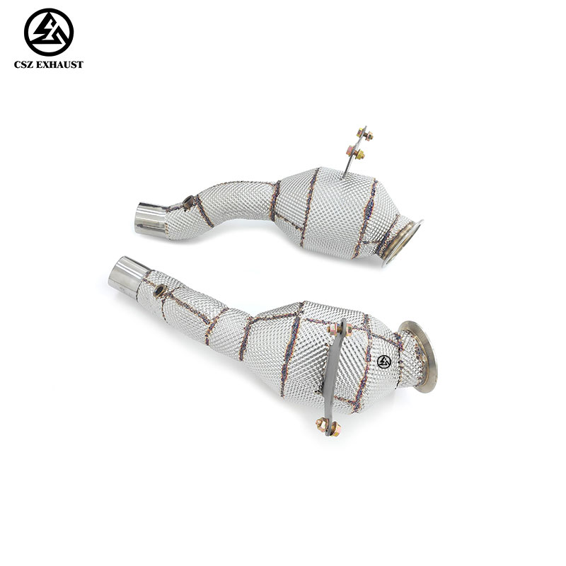 Ferrari 458 Italia Speciale Spider 4.5L V8 Downpipe With Heat Shield Exhaust System